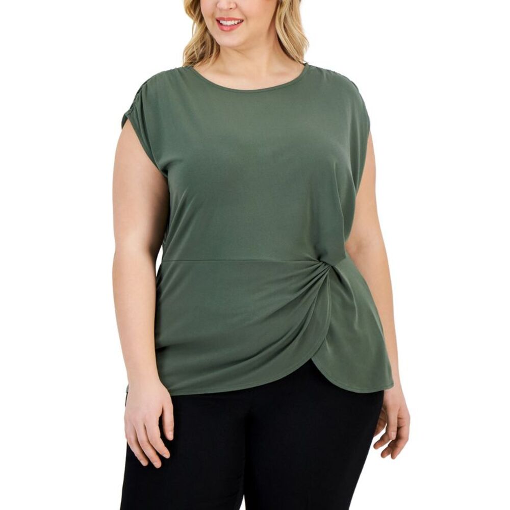 Alfani Plus Size Twisted Top